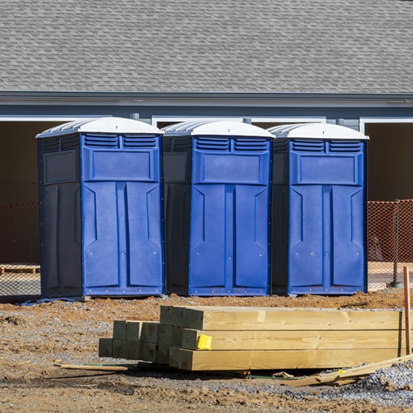 can i customize the exterior of the porta potties with my event logo or branding in Piercefield